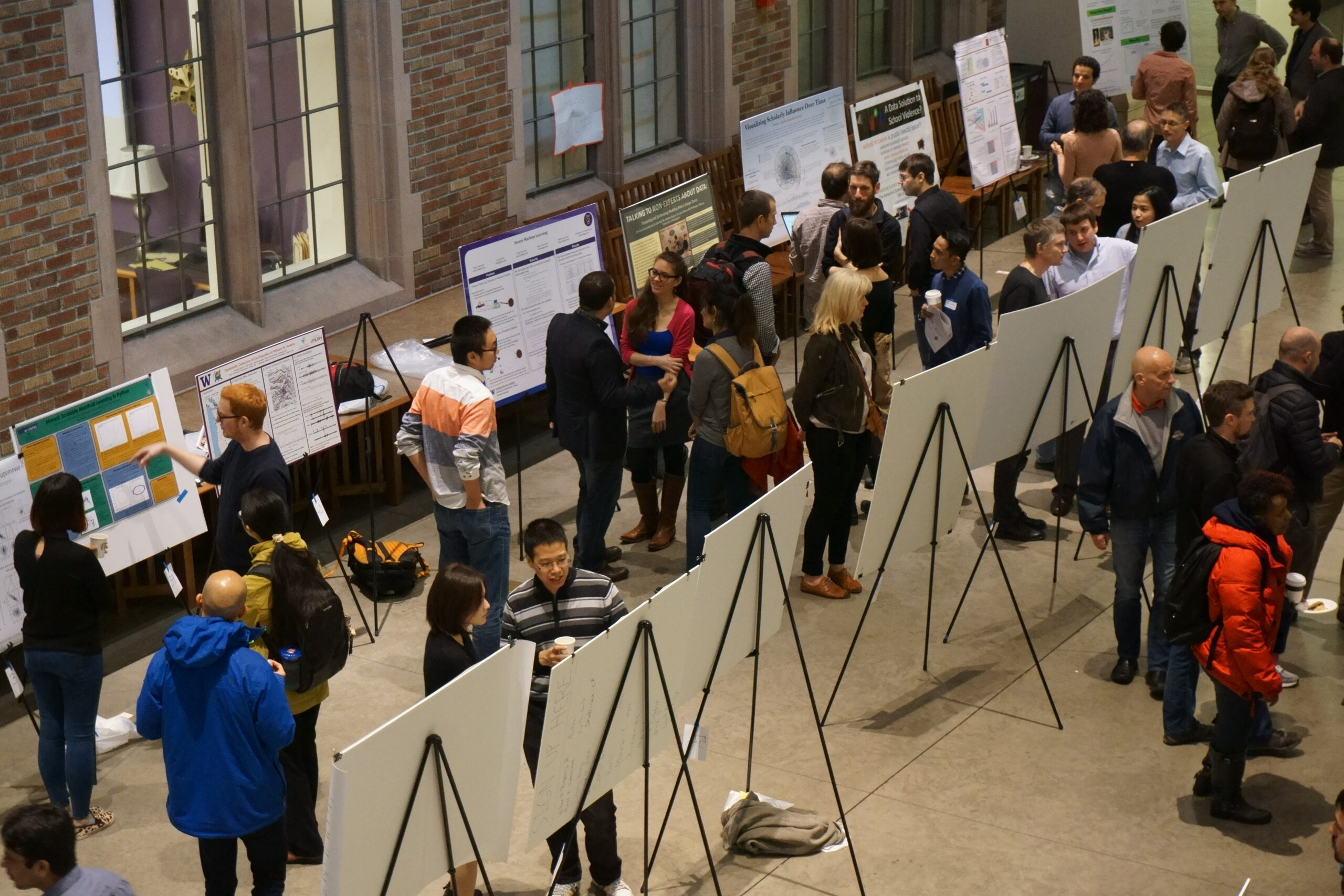 Data Science Poster Session Draws Crowds