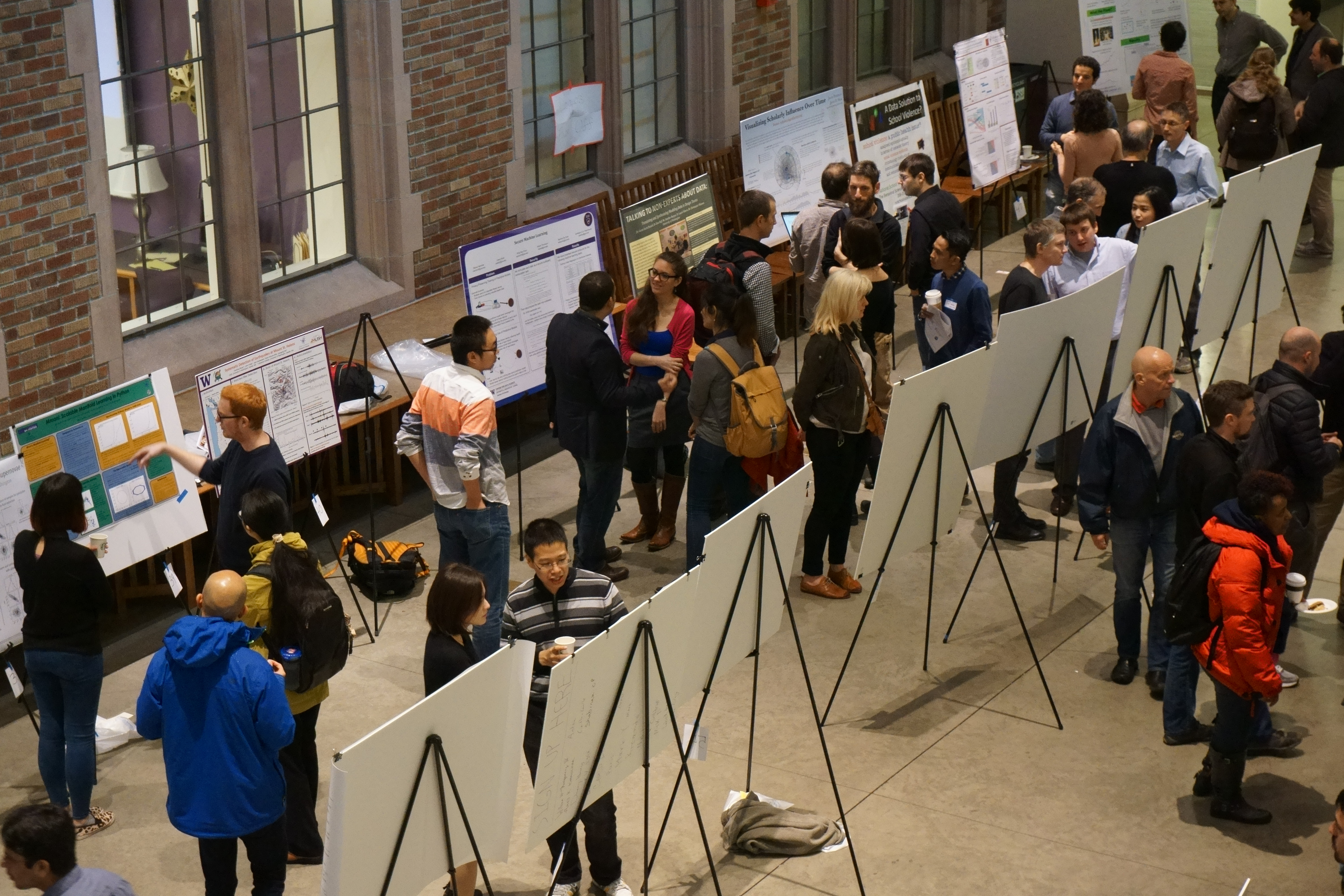 eScience Institute - Data Science Poster Session Draws Crowds