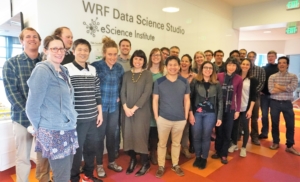 Participants in the West Big Data Innovation Hub Data Carpentry Instructor Workshop. Photo, Robin Brooks, eScience Institute