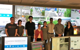 The Seattle Mobility Index Team takes a field trip to the Seattle Department of Transportation. (Darius Irani, third from right)