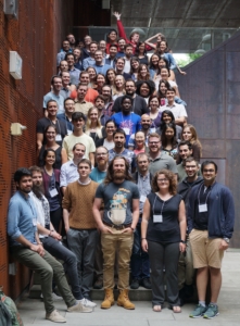 The 2018 NeuroHackademy participants. Photo, Maddie Stevenson, eScience Institute
