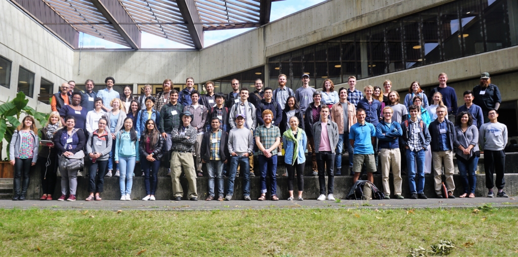 Participants in the 2018 Geohackweek. Photo, Rachael Murray, eScience Institute