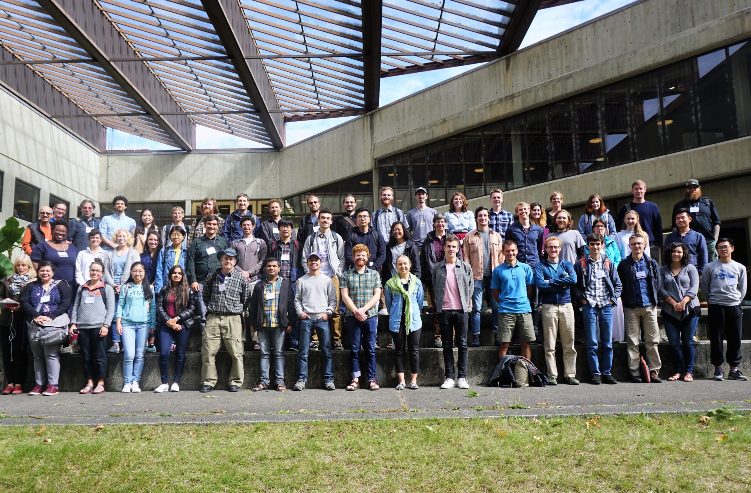 Participants in the 2018 Geohackweek. Photo, Rachael Murray, eScience Institute