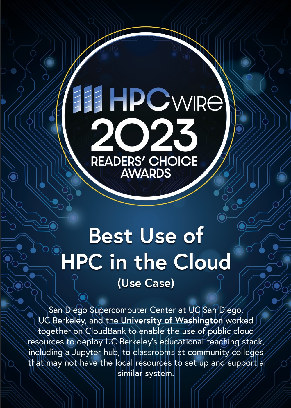 UW Receives Honors in 2023 HPCwire Readers’ and Editors’ Choice Awards ...