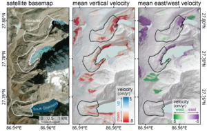 Characterizing glacial lake outburst flood hazard at a regional scale using fused InSAR-speckle tracking surface displacement time series