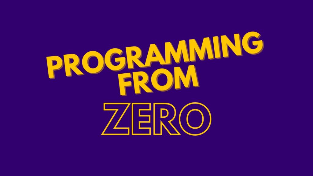 programming from zero logo